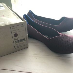 Rothy’s round toe Wine flats